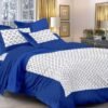 100% Cotton Printed Double Bedsheet with 2 Pillow Covers ? Soft, Breathable Ethnic Design Bed Linen