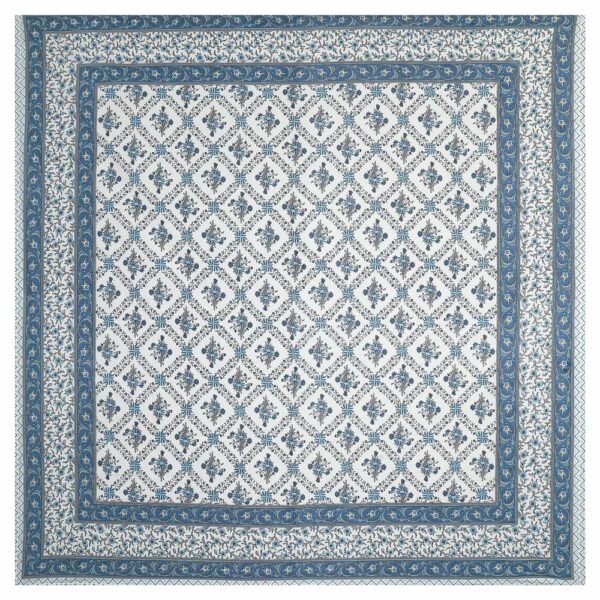 Jaipuri Cotton Double / King Size Bedsheet ? 100% Pure Cotton, Traditional Rajasthani Block Print, Lightweight & Breathable