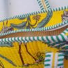 hand-block-printed-cotton-fabric-quilted-tote-bag-1000x1000-2.jpg Handmade Quilted Safari Tote Bag ? Yellow Jungle Animal Print Cotton Shoulder Bag, Kantha Quilted Shopping Tote, Eco-Friendly Travel Bag Gift for Women