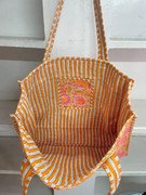 il-794x-N-7180458248-tn1f.jpg Handblock Print Quilted Cotton Tote Bag | Reversible Bohemian Travel Bag